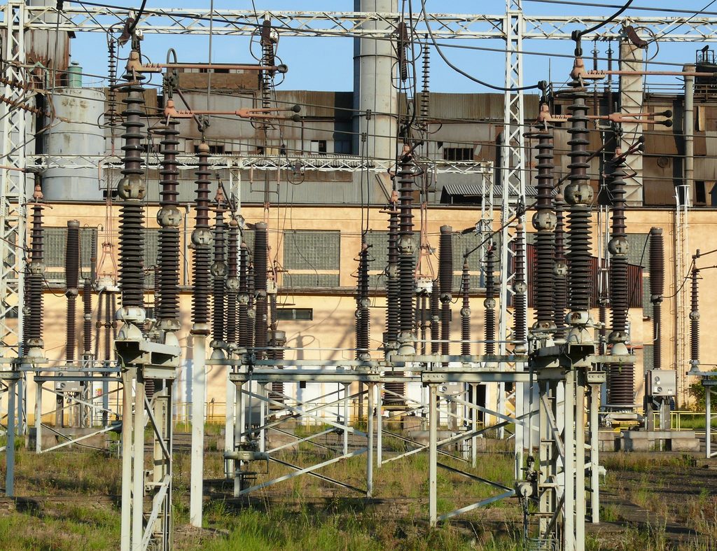 Electrical station and power equipment.